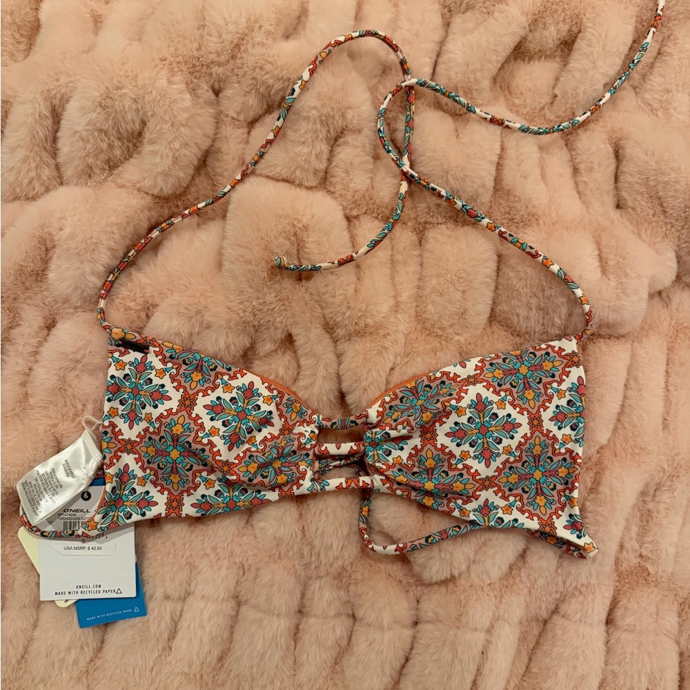 Patterned Bikini Top